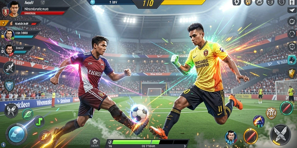 Contoh level dengan tantangan menarik dan grafis menawan.