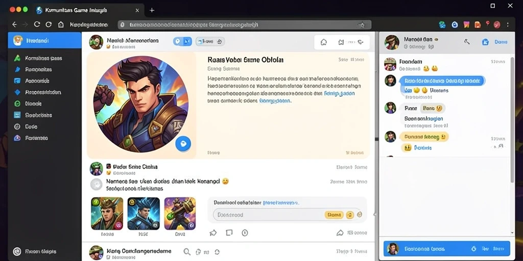 Fitur interaksi multiplayer yang mengasyikkan.