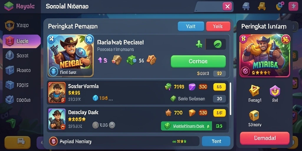 Karakter unik yang dapat dimainkan dalam REZEGO.